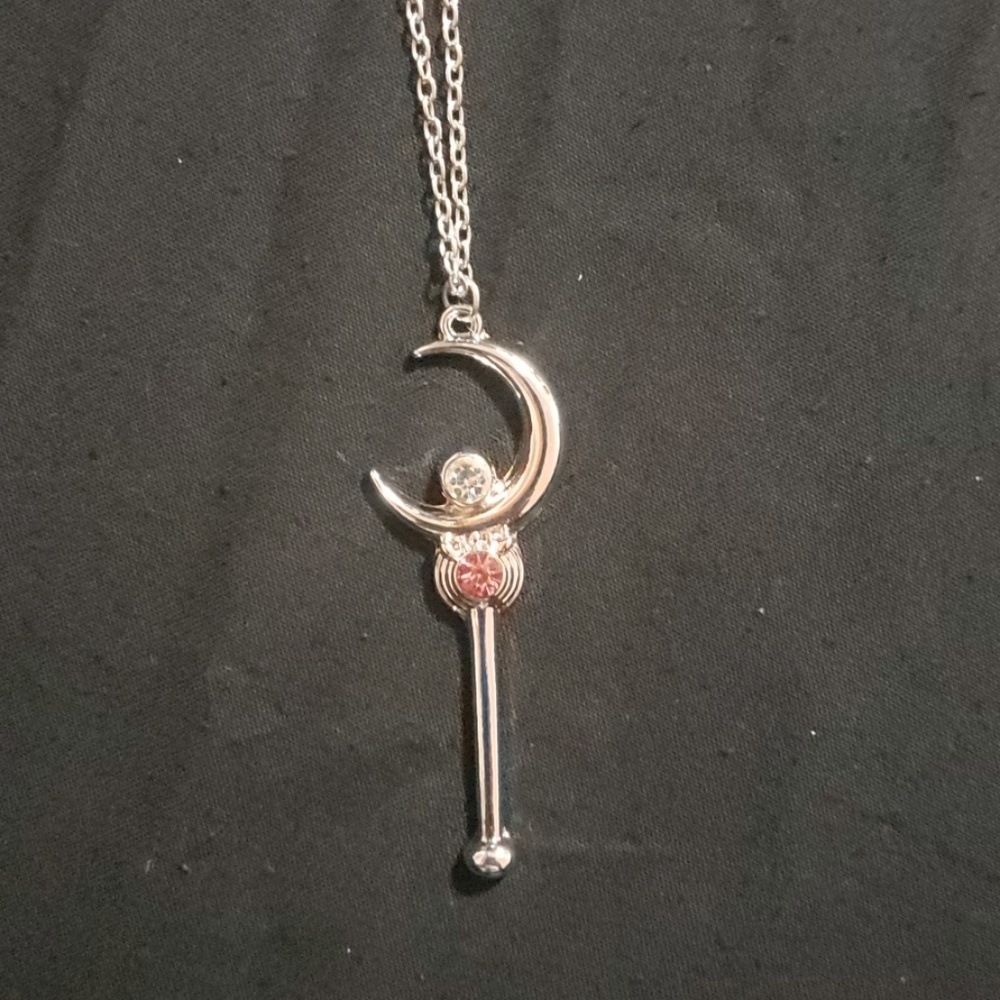 sailor moon rod necklace
